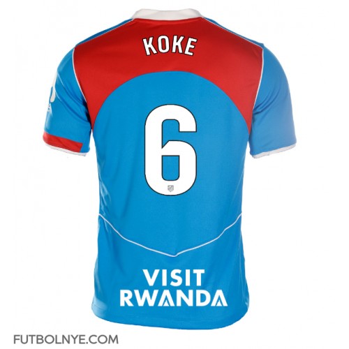 Camiseta Atletico Madrid Koke #6 Tercera Equipación para mujer 2025-26 manga corta